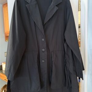 Classic Black Women's Trench Coat